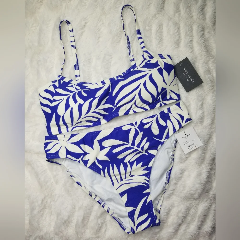 NWT Kate Spade New York Blueberry Bikini Set